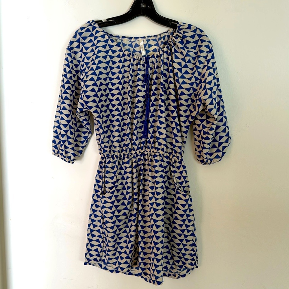 Geometric pattern dress